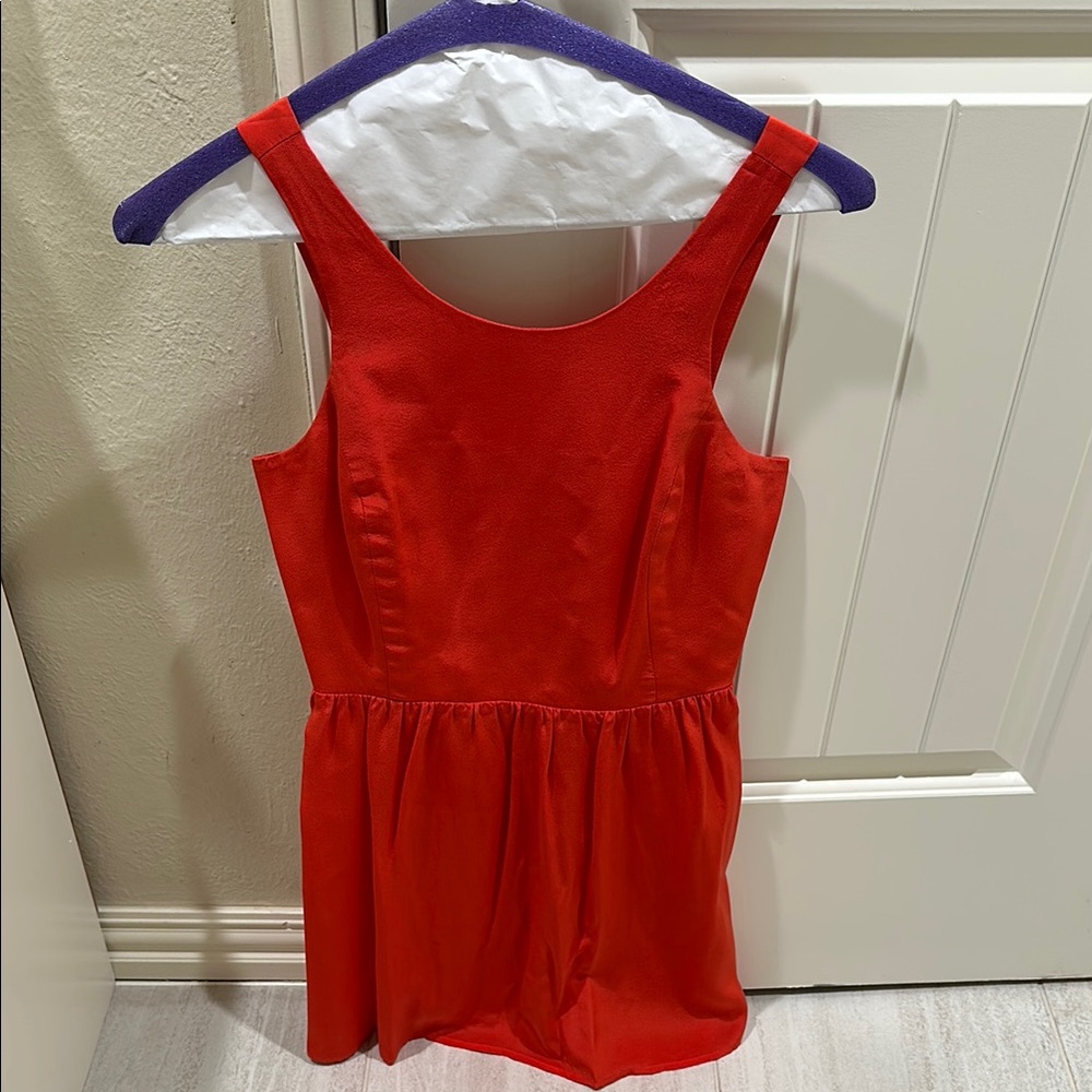 Red Sleeveless Dress